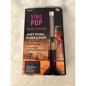 NEW Vino Pop Wine Opener - Wine Lover's Kit